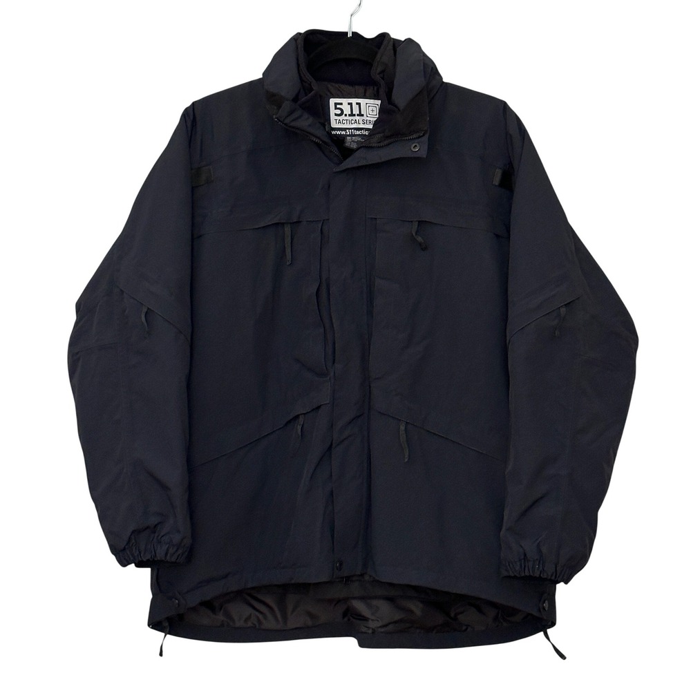 5.11 Tactical Mens Jacket 2XL 3 in 1 Parka 48001 Navy Weatherproof Heavy Duty